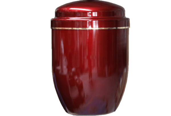 URNE ACIER BORDEAUX