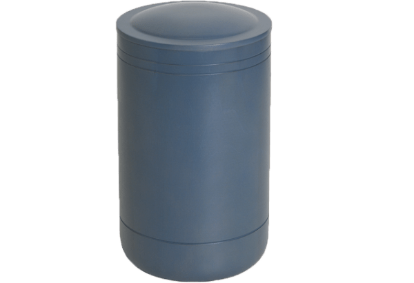 URNE BLEUE CYLINDRIQUE